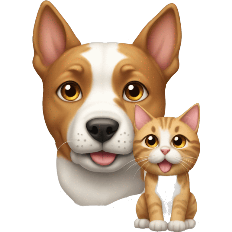 cat and dog  emoji