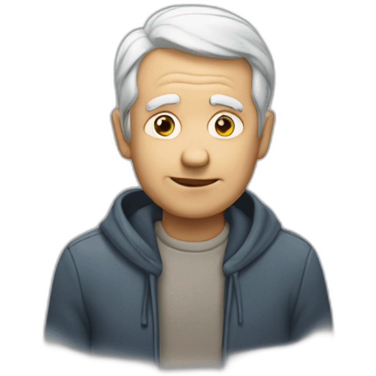 thinking old white male emoji