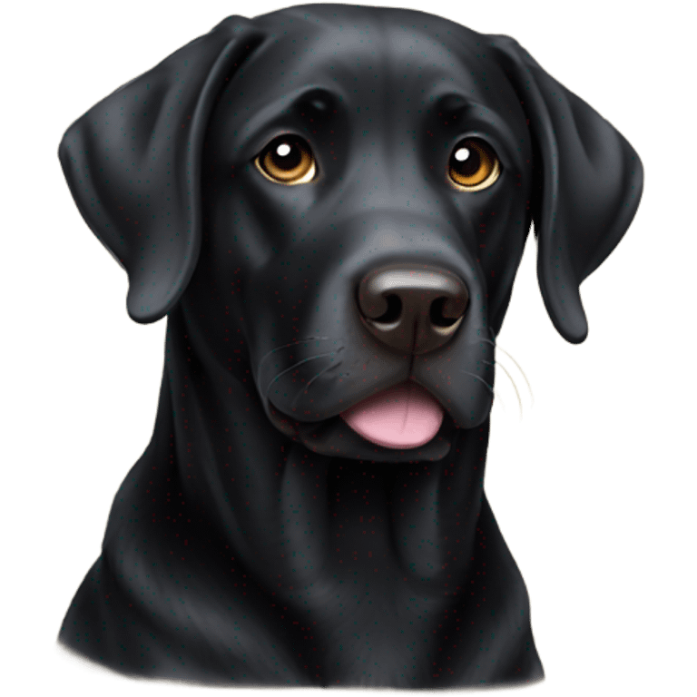 Black Labrador  emoji