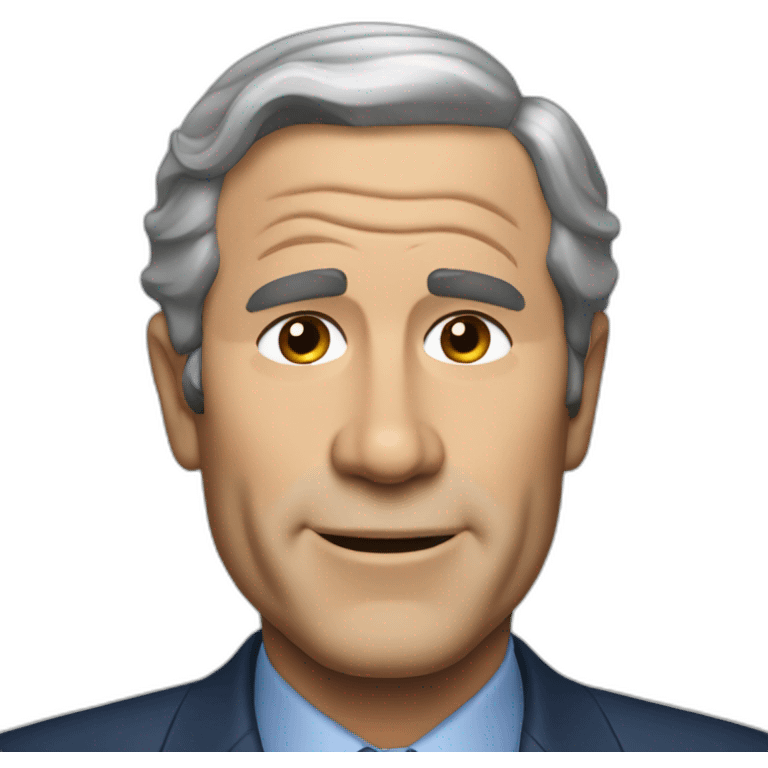 wokeblue hair George W. Bush emoji