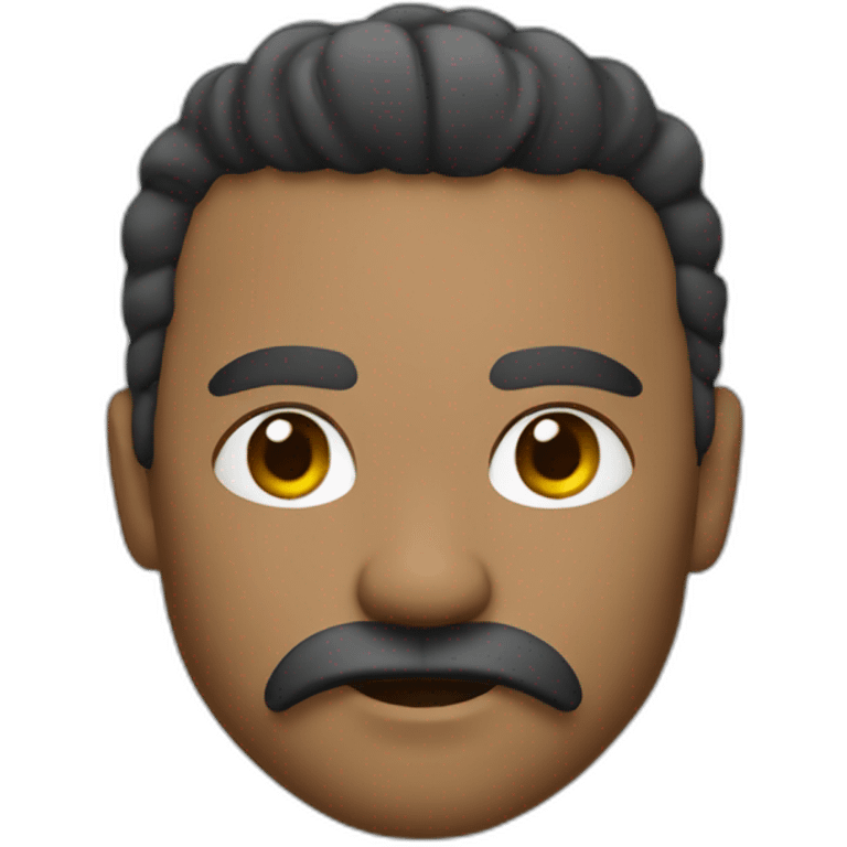 Warrior with Little square mustache emoji