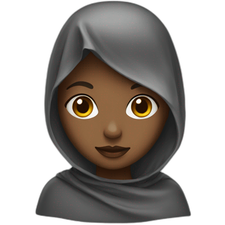 a girl with a veil emoji