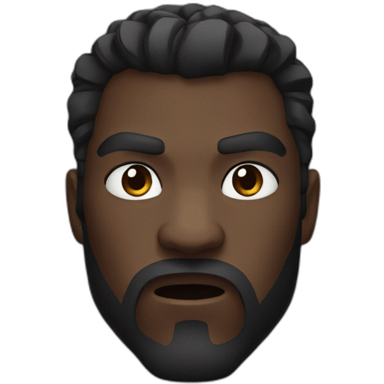 angry black panther emoji