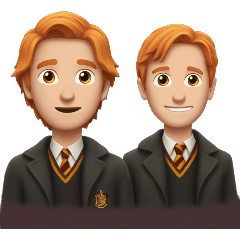 fred and george in harry potter style emoji