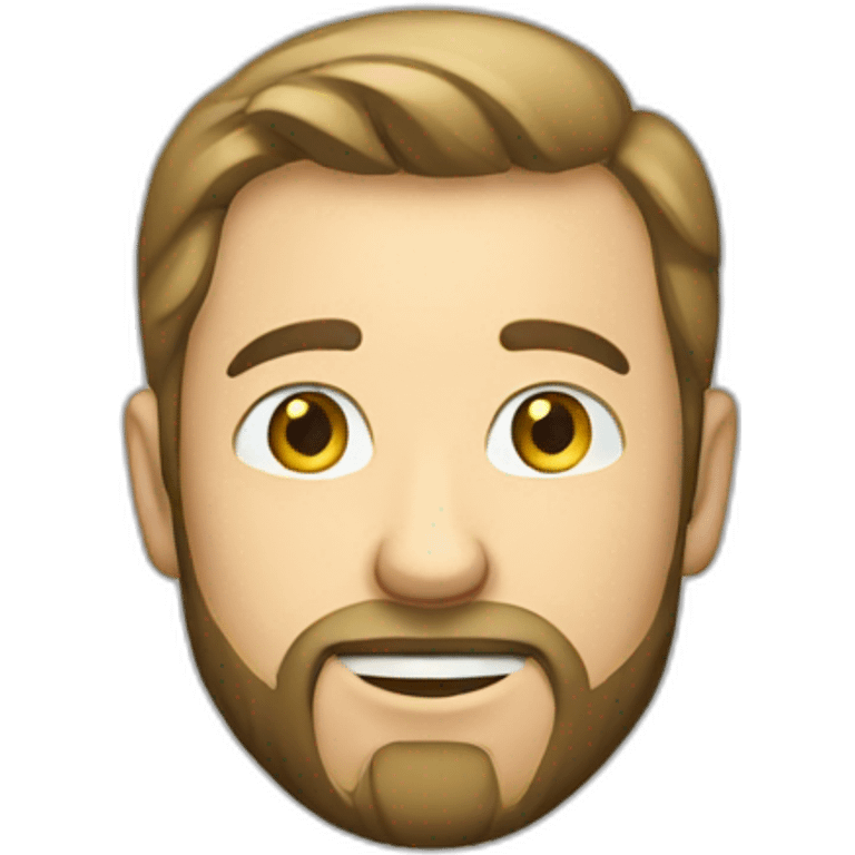 caucasian male with small beard money emoji