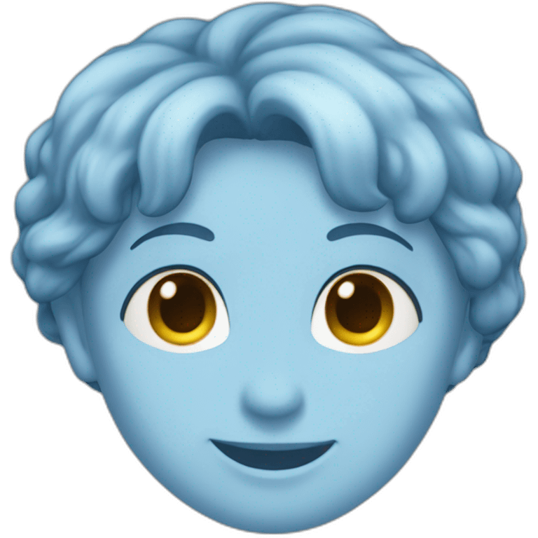 Cœur bleu clair emoji