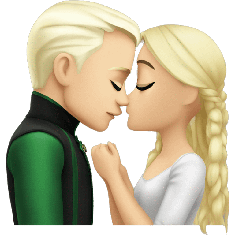 Draco Malfoy with kissing  girl emoji