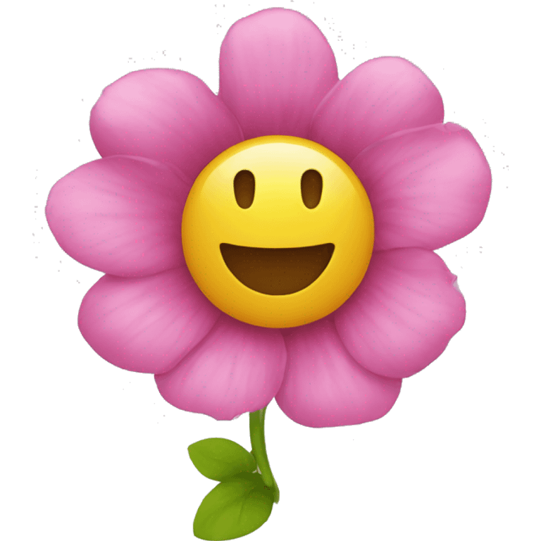 Un emoji que este sosteniendo una flor amarilla  emoji