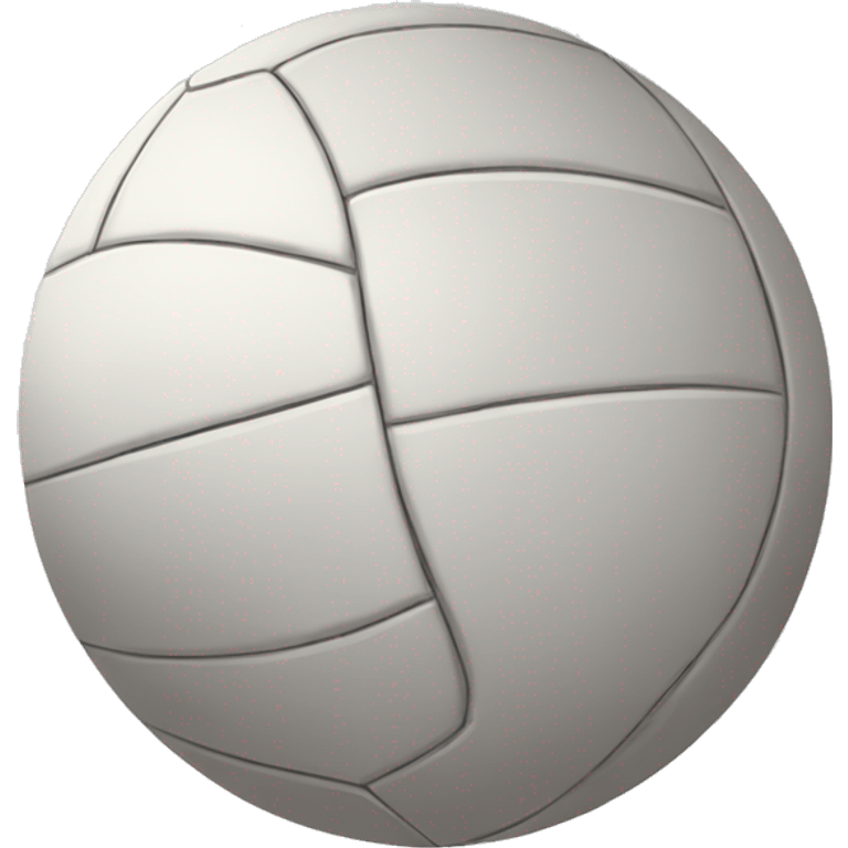 Volleyball on face emoji