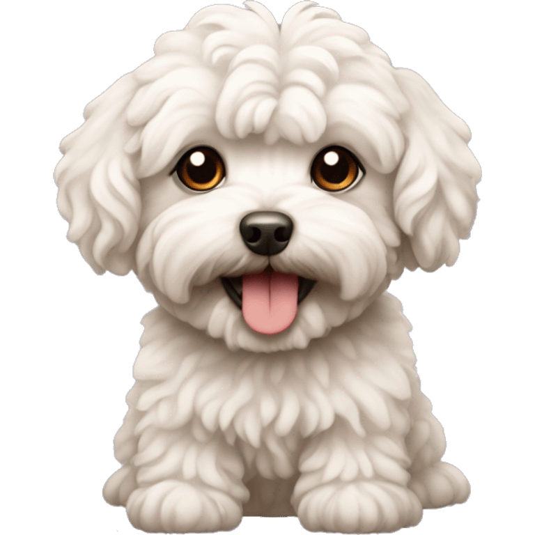 Maltipoo dog emoji