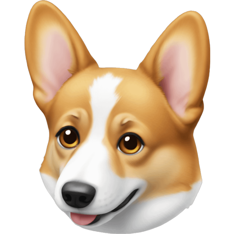 White and tan corgi named Benito emoji