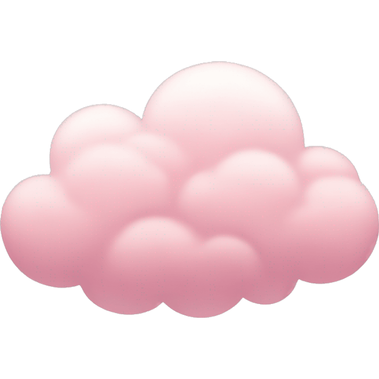 pastel pink cloud emoji