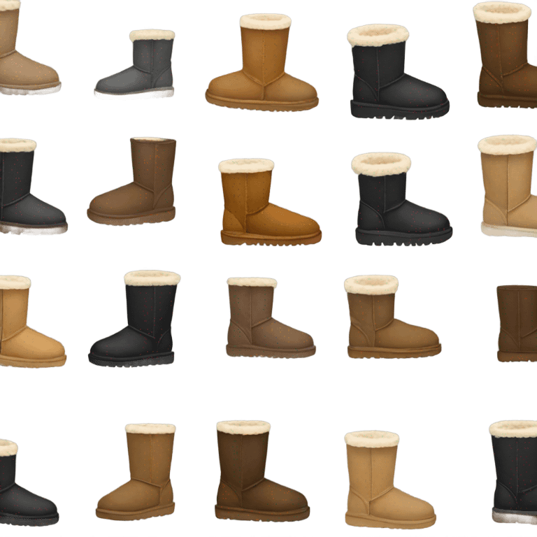 ugg boots emoji