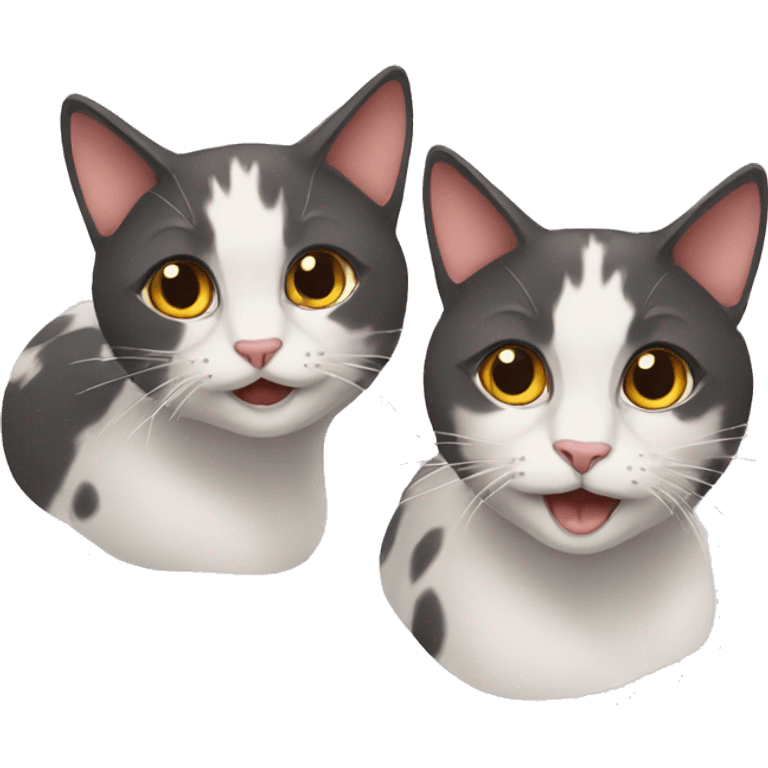 2 Cats together emoji