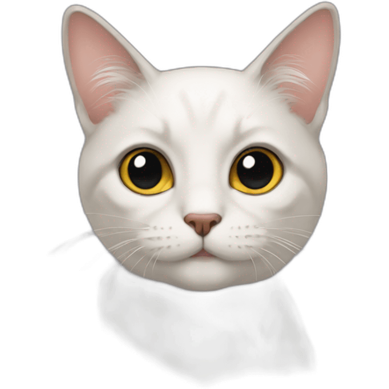 Chat qui pet emoji