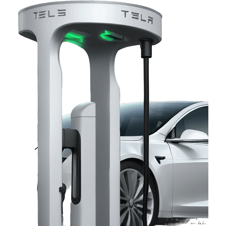 Tesla charging emoji