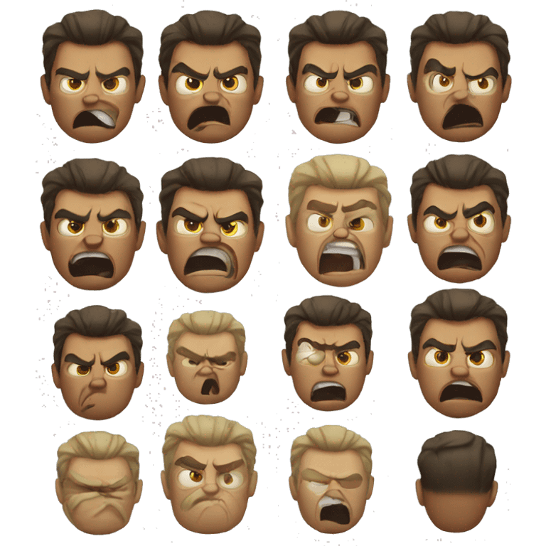 Angry emoji