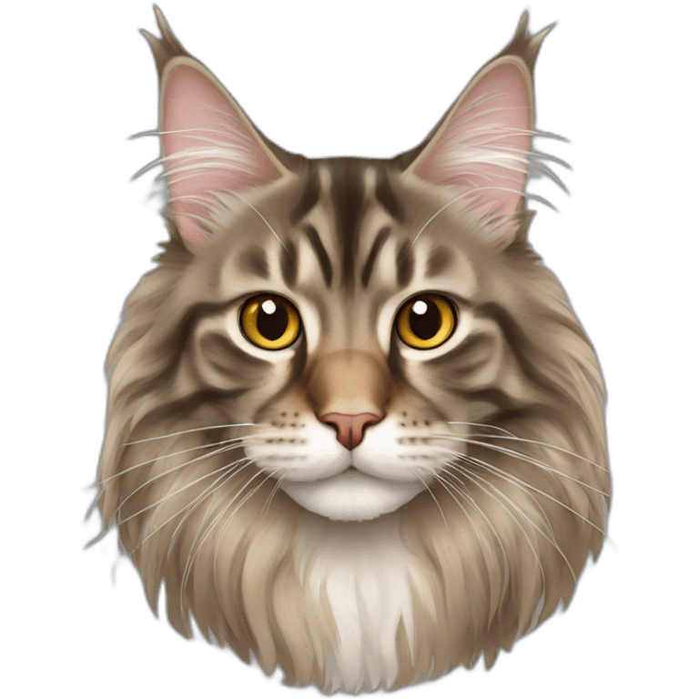 cat Maine coon emoji