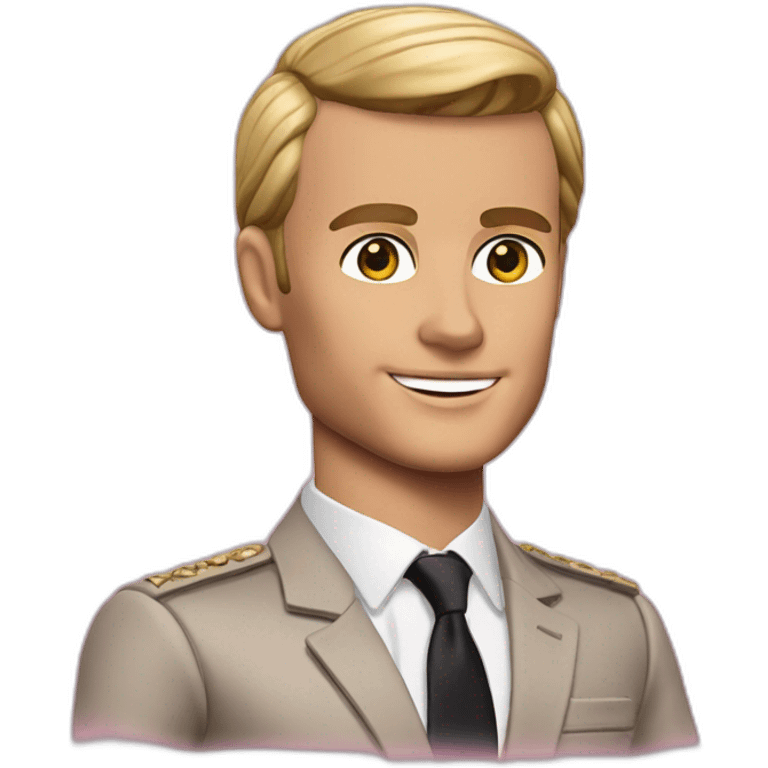 Macron ken barbie emoji