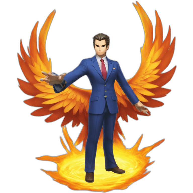 phoenix wright objection pose emoji