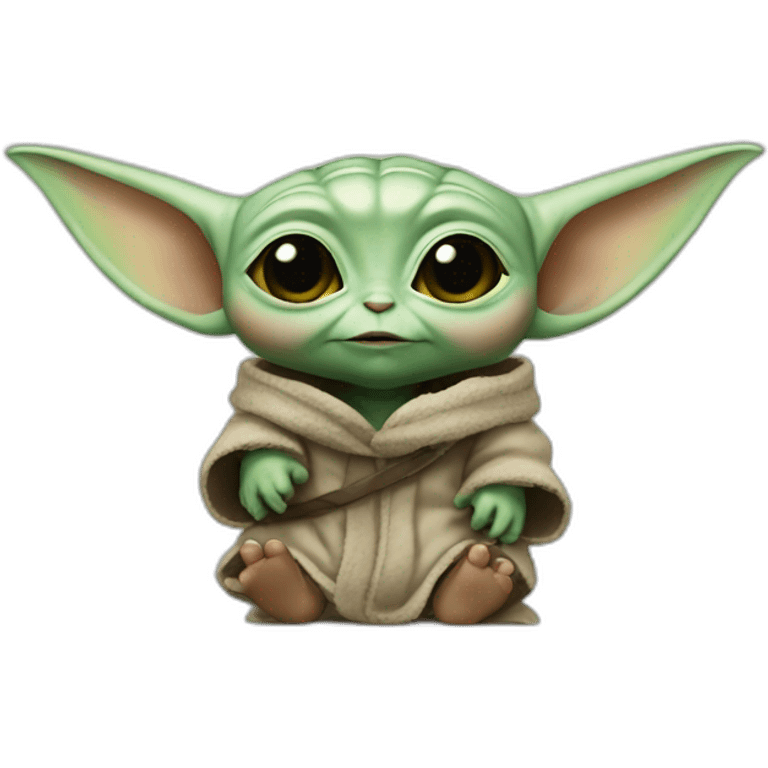 baby yoda in Ukraine emoji