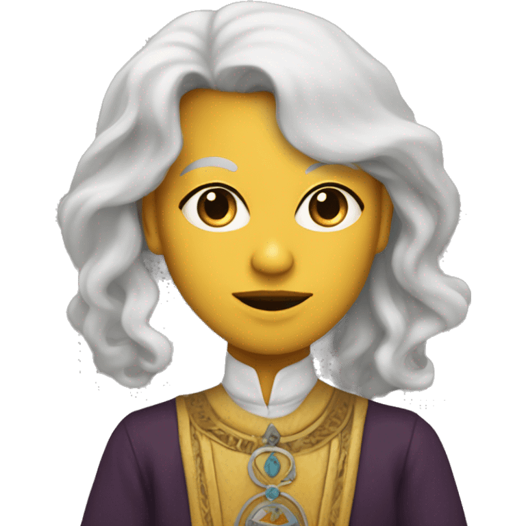 the face of a tarot counselor emoji