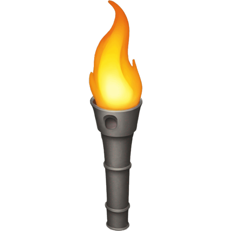 torch lean to the right emoji