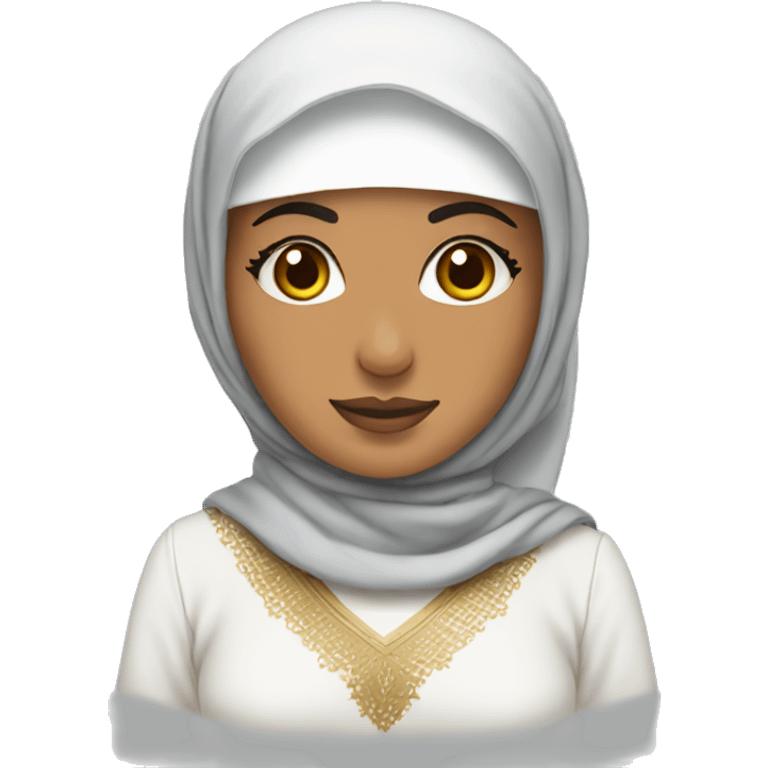 emirati women wearing her traditional dress  emoji