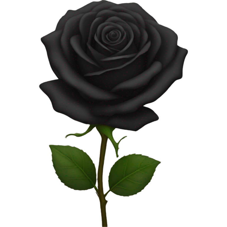 Black rose  emoji