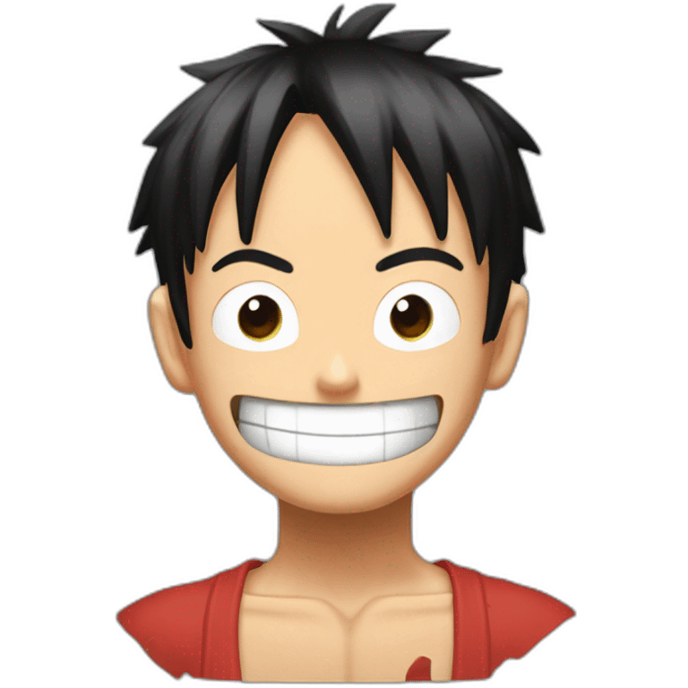 Luffy qui nage emoji