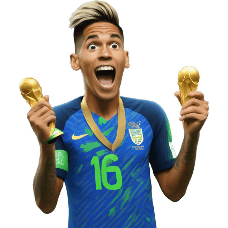 firmino winning the world cup emoji