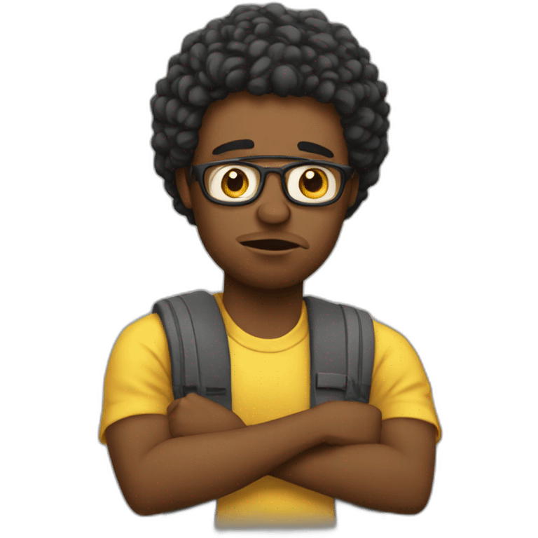 Frustrated-PhD-student emoji