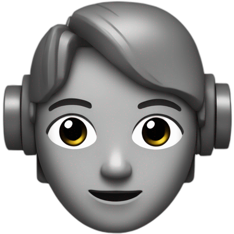 titanium ai Chatbot balck and white emoji