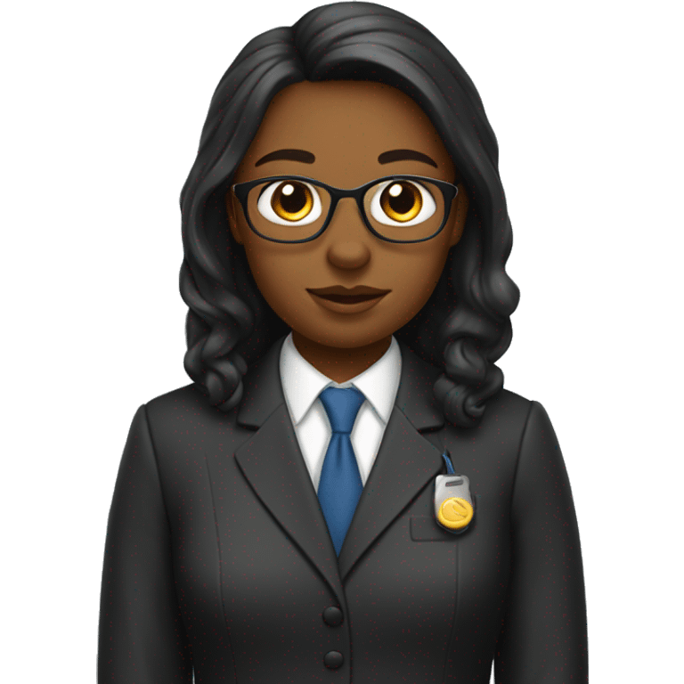 A lawyer bear she’s girl  emoji