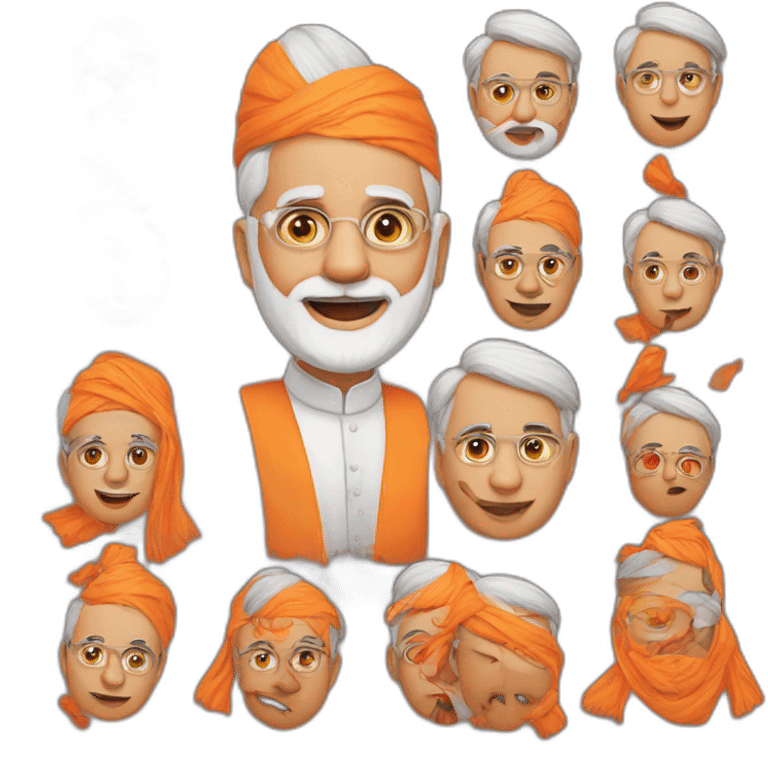 Narendra modi party emoji