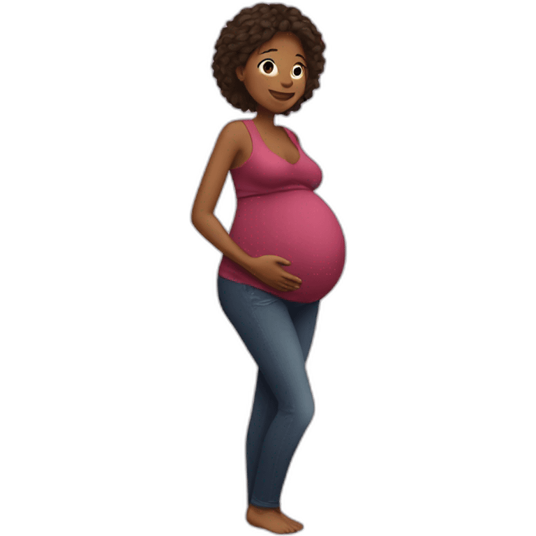 Pregnant mum emoji