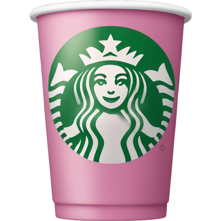 a Starbucks pink drink emoji