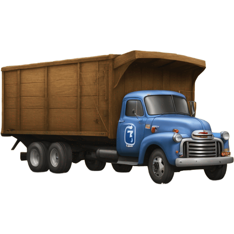 Old Chevrolet grain truck emoji