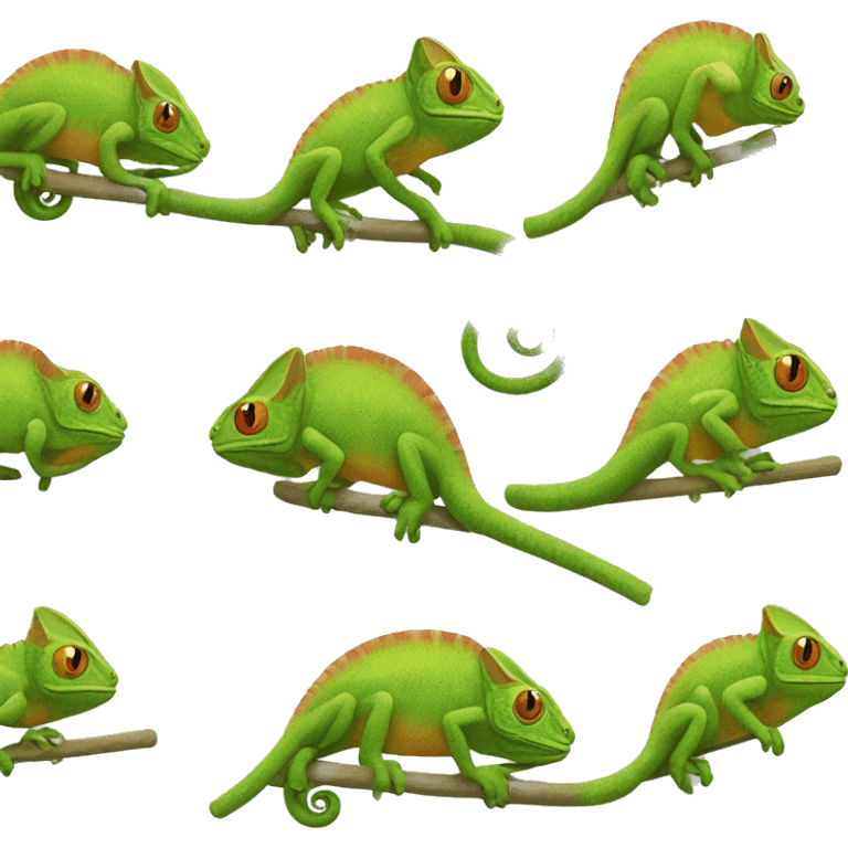 Chameleon emoji