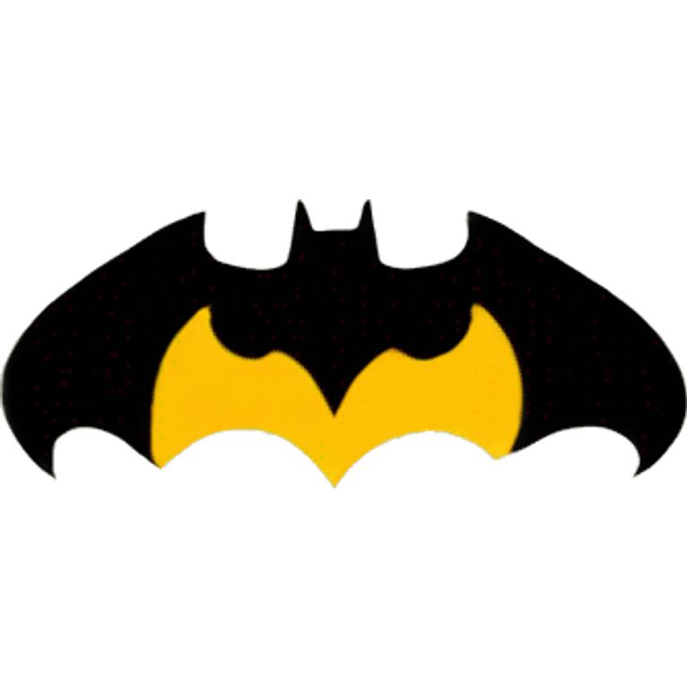 Batman logo emoji