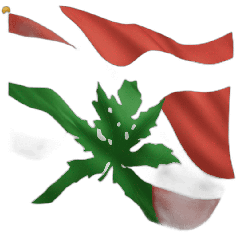 lebanese forces flag as ios flag emoji