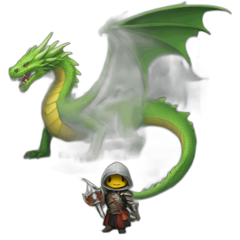 Donjon and dragon with necromancien emoji