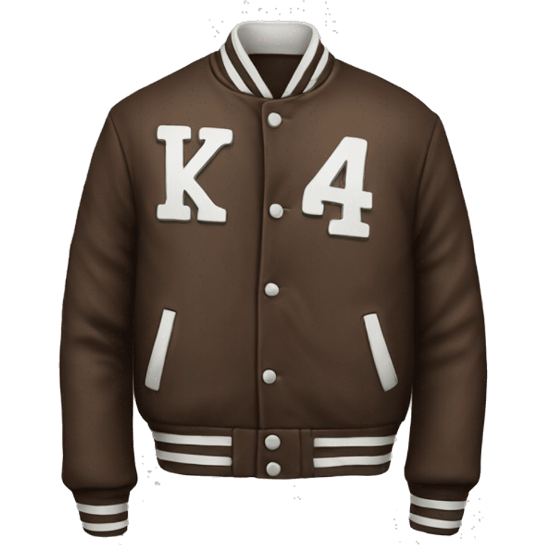 Varsity jacket without human emoji