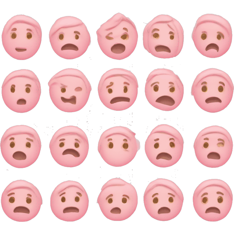 cute light pink emojis emoji