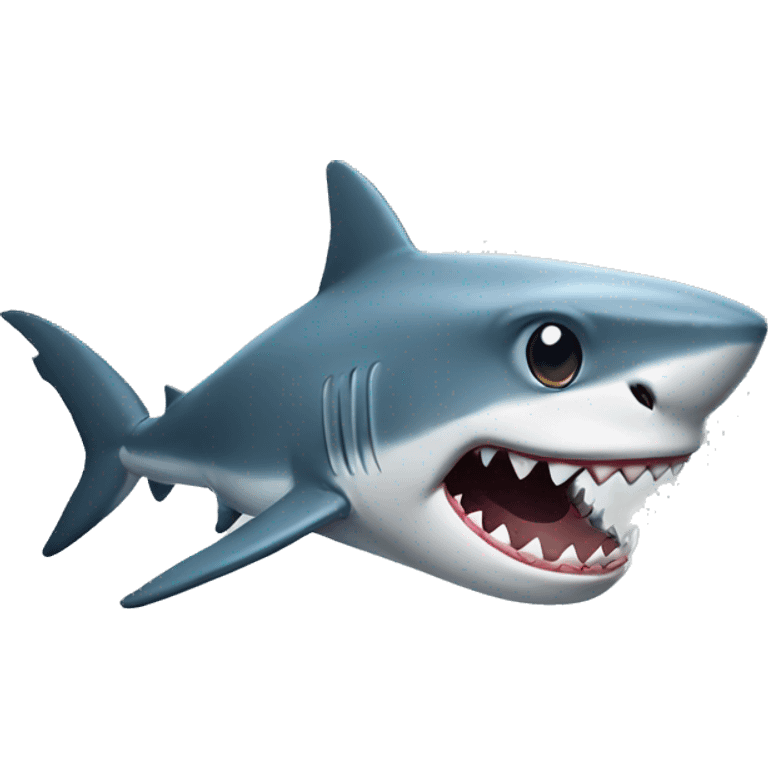 shark with big teeth emoji