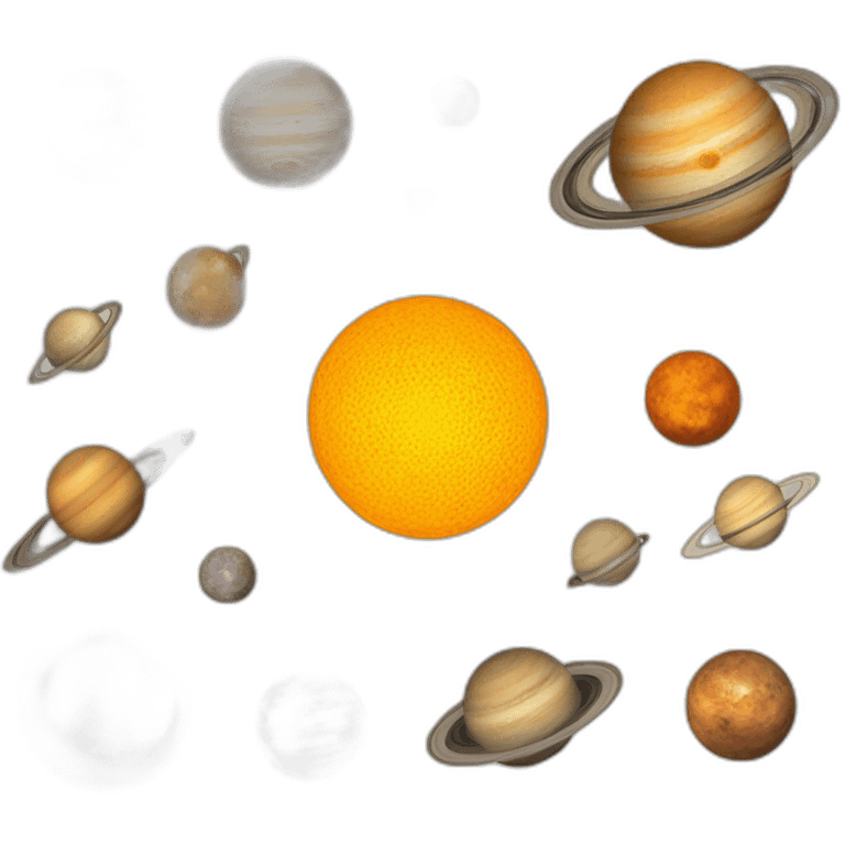 Solar system emoji