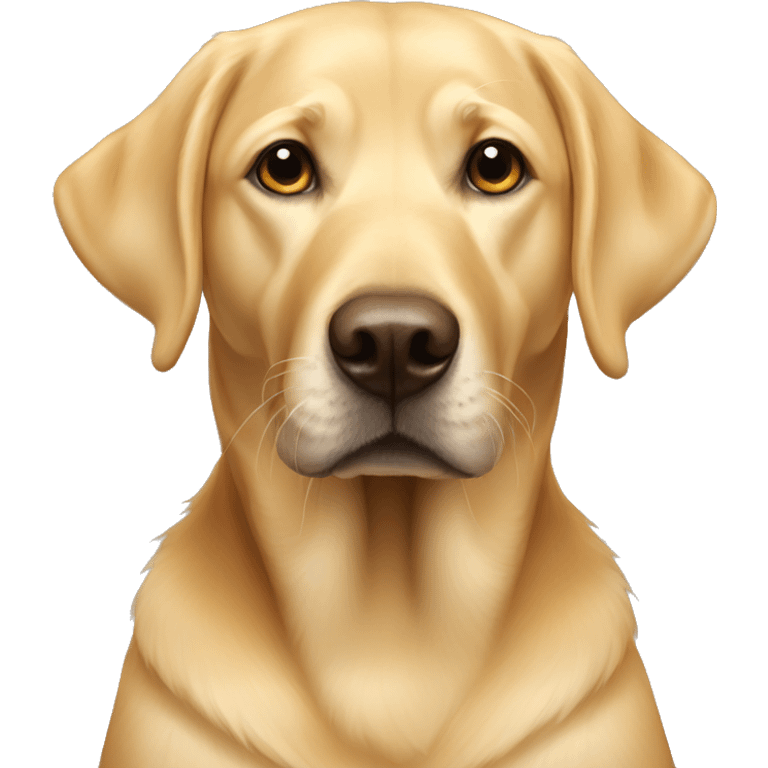 Golden lab emoji