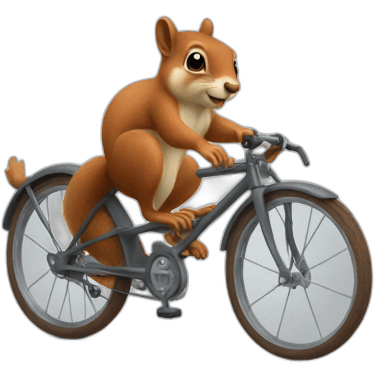 squirrel on a bike emoji