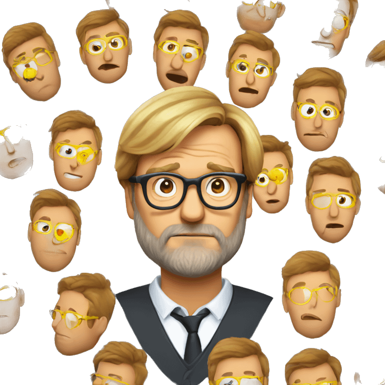 Klopp dizzy with birds around head emoji