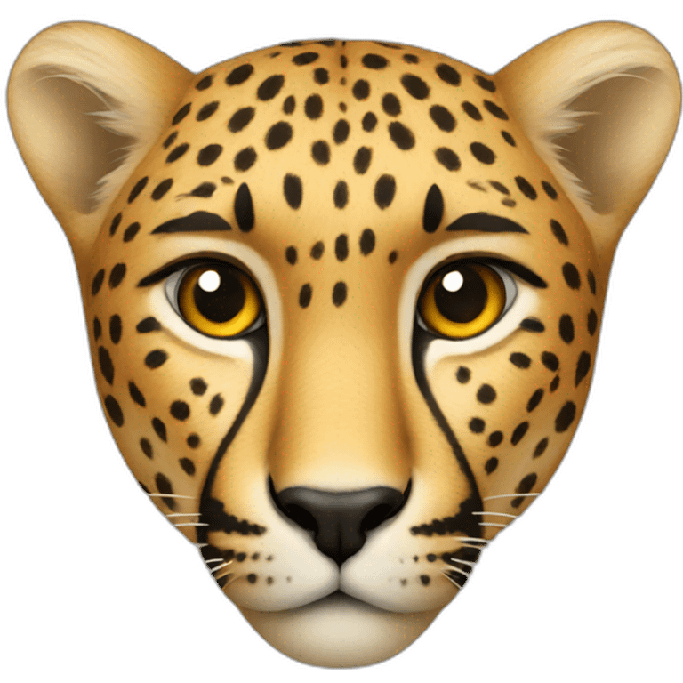 cheetah head emoji